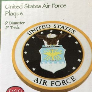 5/$25 US AIR FORCE PLAQUE